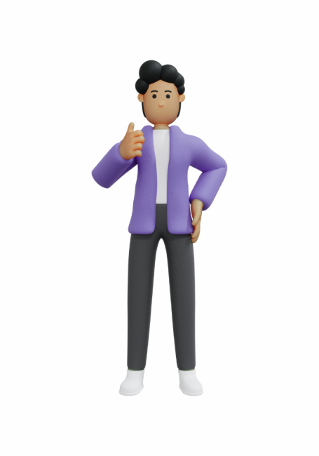 A 3D-rendered image of a confident business owner standing in their store, arms crossed, smiling with pride, with a modern and well-organized business setting in the background.